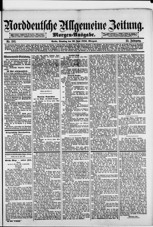 Norddeutsche allgemeine Zeitung vom 22.06.1886