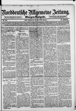 Norddeutsche allgemeine Zeitung on Jun 23, 1886
