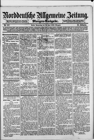 Norddeutsche allgemeine Zeitung vom 24.06.1886