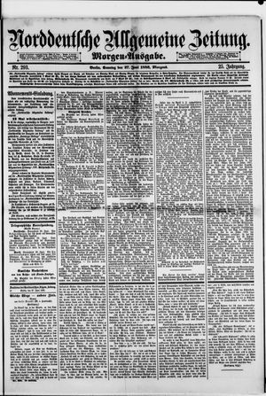 Norddeutsche allgemeine Zeitung vom 27.06.1886