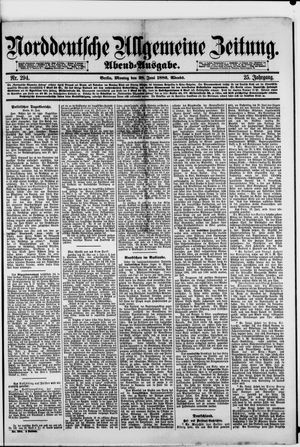 Norddeutsche allgemeine Zeitung vom 28.06.1886