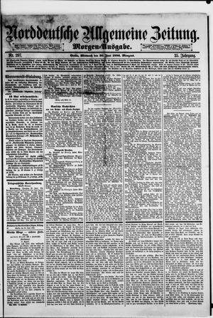 Norddeutsche allgemeine Zeitung on Jun 30, 1886