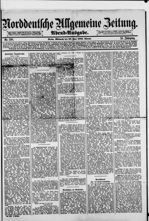 Norddeutsche allgemeine Zeitung vom 30.06.1886