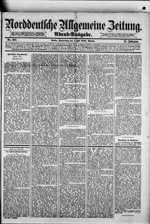 Norddeutsche allgemeine Zeitung on Jul 1, 1886