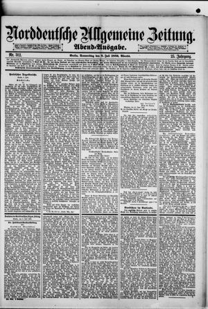 Norddeutsche allgemeine Zeitung on Jul 8, 1886