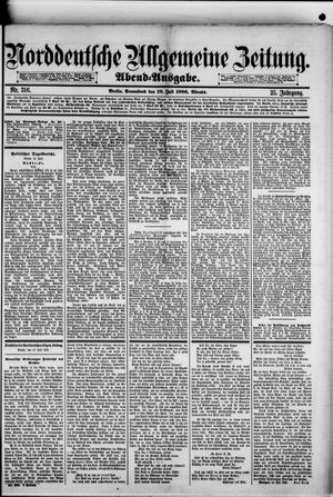 Norddeutsche allgemeine Zeitung on Jul 10, 1886