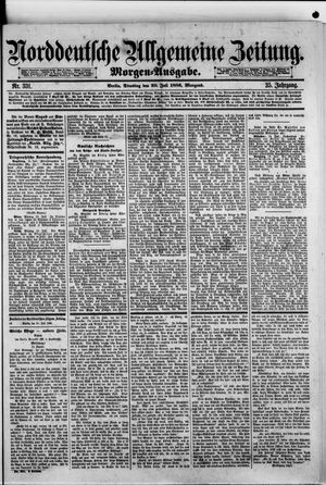 Norddeutsche allgemeine Zeitung vom 20.07.1886