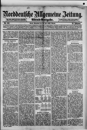 Norddeutsche allgemeine Zeitung vom 24.07.1886