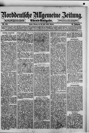 Norddeutsche allgemeine Zeitung vom 26.07.1886