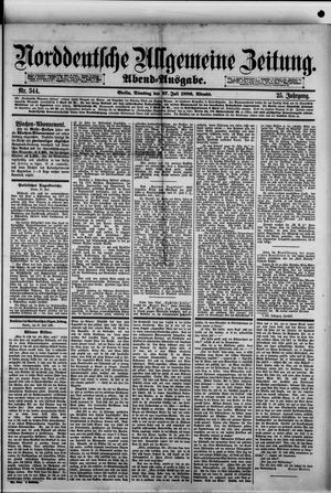 Norddeutsche allgemeine Zeitung vom 27.07.1886