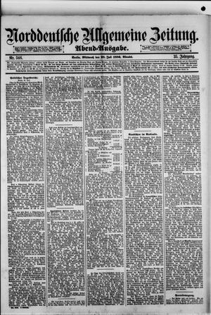 Norddeutsche allgemeine Zeitung vom 28.07.1886