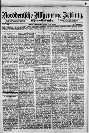 Norddeutsche allgemeine Zeitung vom 29.07.1886