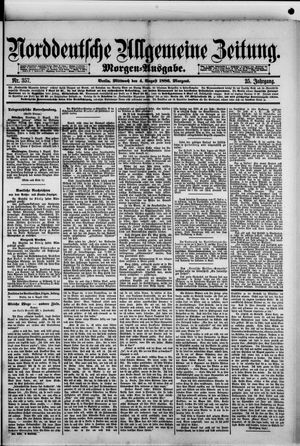 Norddeutsche allgemeine Zeitung on Aug 4, 1886