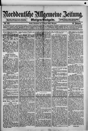 Norddeutsche allgemeine Zeitung vom 07.08.1886
