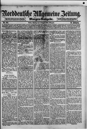 Norddeutsche allgemeine Zeitung vom 08.08.1886