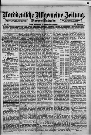 Norddeutsche allgemeine Zeitung vom 10.08.1886