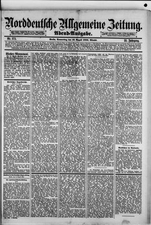 Norddeutsche allgemeine Zeitung vom 12.08.1886