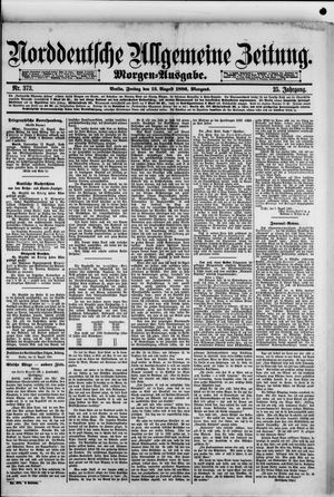 Norddeutsche allgemeine Zeitung vom 13.08.1886