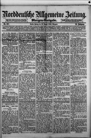 Norddeutsche allgemeine Zeitung vom 27.08.1886