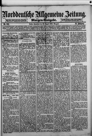 Norddeutsche allgemeine Zeitung vom 28.08.1886
