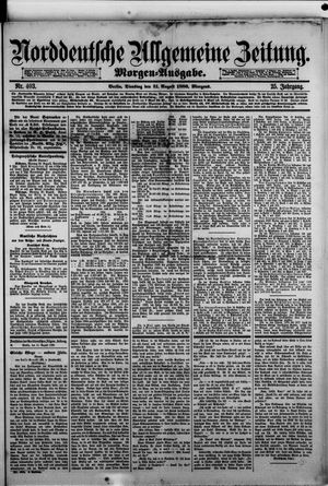 Norddeutsche allgemeine Zeitung vom 31.08.1886