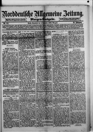 Norddeutsche allgemeine Zeitung vom 04.09.1886