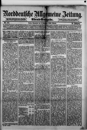 Norddeutsche allgemeine Zeitung vom 04.09.1886