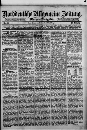Norddeutsche allgemeine Zeitung on Sep 5, 1886