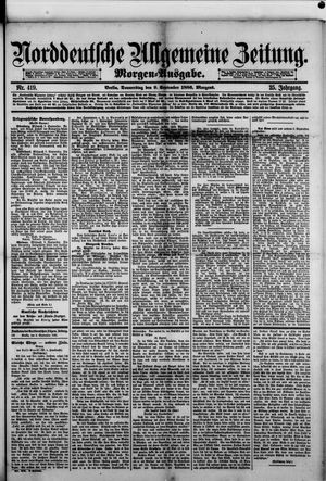 Norddeutsche allgemeine Zeitung vom 09.09.1886
