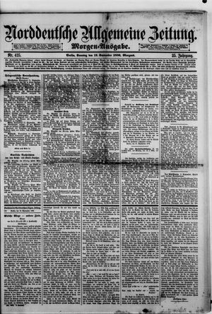 Norddeutsche allgemeine Zeitung vom 12.09.1886