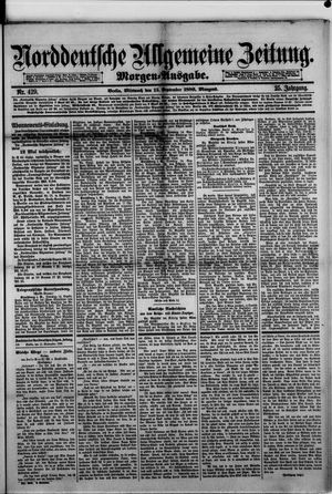 Norddeutsche allgemeine Zeitung vom 15.09.1886