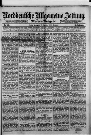 Norddeutsche allgemeine Zeitung vom 17.09.1886