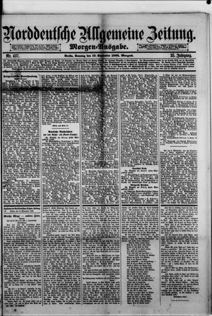 Norddeutsche allgemeine Zeitung vom 19.09.1886