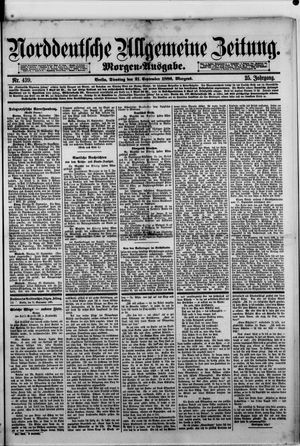 Norddeutsche allgemeine Zeitung vom 21.09.1886