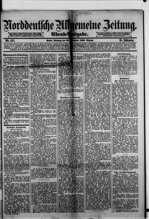 Norddeutsche allgemeine Zeitung vom 28.09.1886