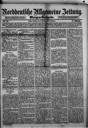 Norddeutsche allgemeine Zeitung vom 05.10.1886
