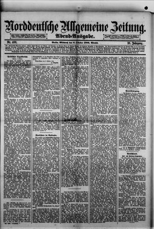 Norddeutsche allgemeine Zeitung vom 06.10.1886