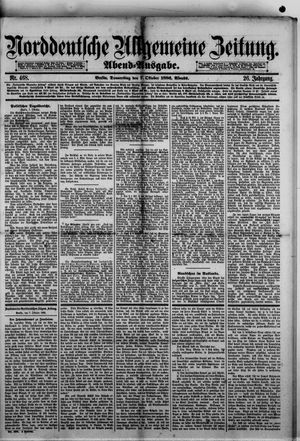 Norddeutsche allgemeine Zeitung vom 07.10.1886