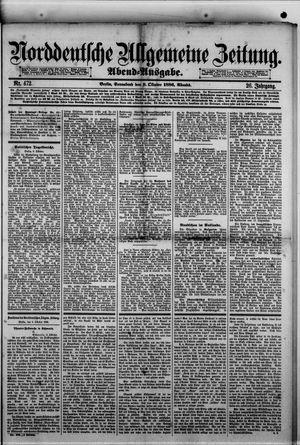 Norddeutsche allgemeine Zeitung vom 09.10.1886