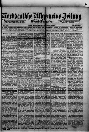 Norddeutsche allgemeine Zeitung vom 12.10.1886