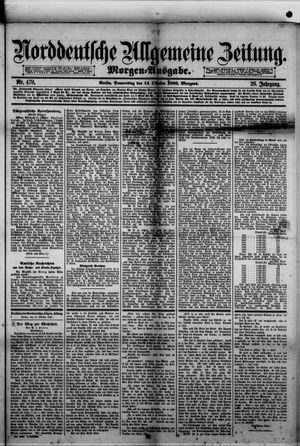 Norddeutsche allgemeine Zeitung vom 14.10.1886