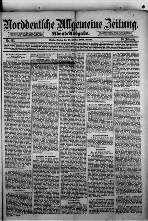 Norddeutsche allgemeine Zeitung vom 15.10.1886
