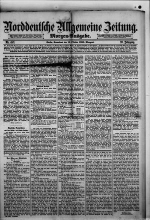 Norddeutsche allgemeine Zeitung vom 16.10.1886