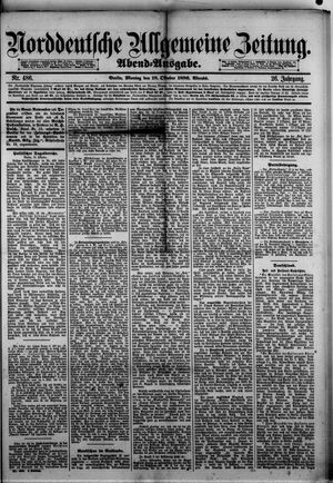 Norddeutsche allgemeine Zeitung vom 18.10.1886