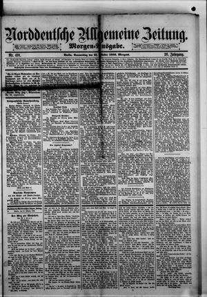 Norddeutsche allgemeine Zeitung vom 21.10.1886