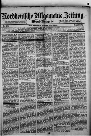 Norddeutsche allgemeine Zeitung vom 23.10.1886
