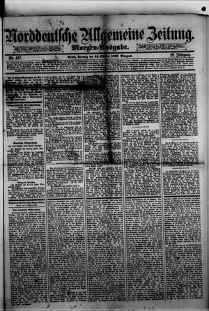 Norddeutsche allgemeine Zeitung vom 24.10.1886