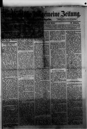 Norddeutsche allgemeine Zeitung vom 27.10.1886