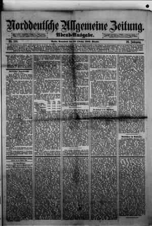 Norddeutsche allgemeine Zeitung vom 30.10.1886