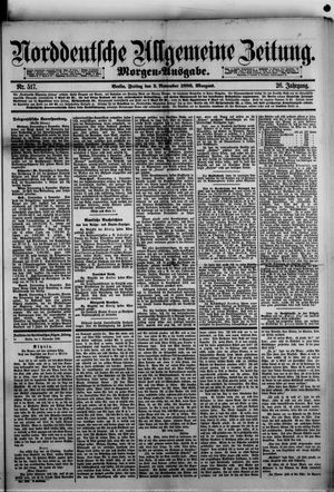 Norddeutsche allgemeine Zeitung vom 05.11.1886